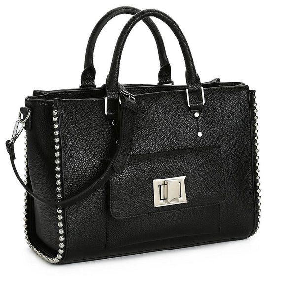 Steve Madden Dark Green Gold Hardware Satchel Handbag - Picture 5 of 5